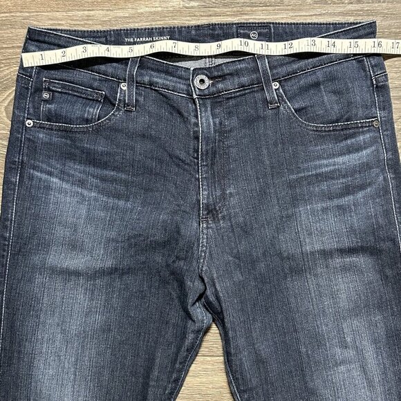 AG Farrah Skinny Jeans Size 29 High Rise Brooks Dark Wash Stretch Denim - Picture 7 of 11